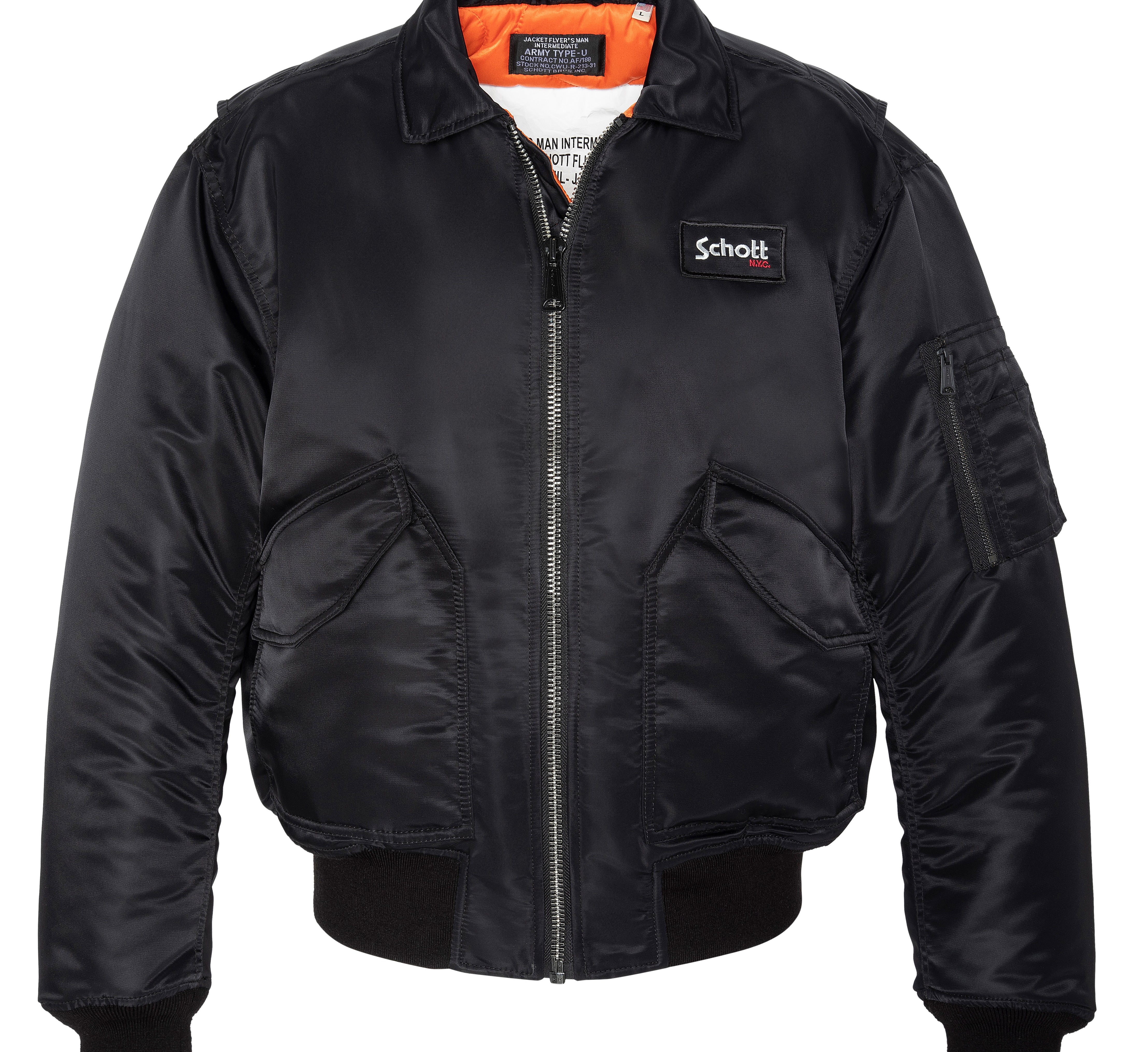 SCHOTT - Oversized Schott Jacket - Black - Headz Up 