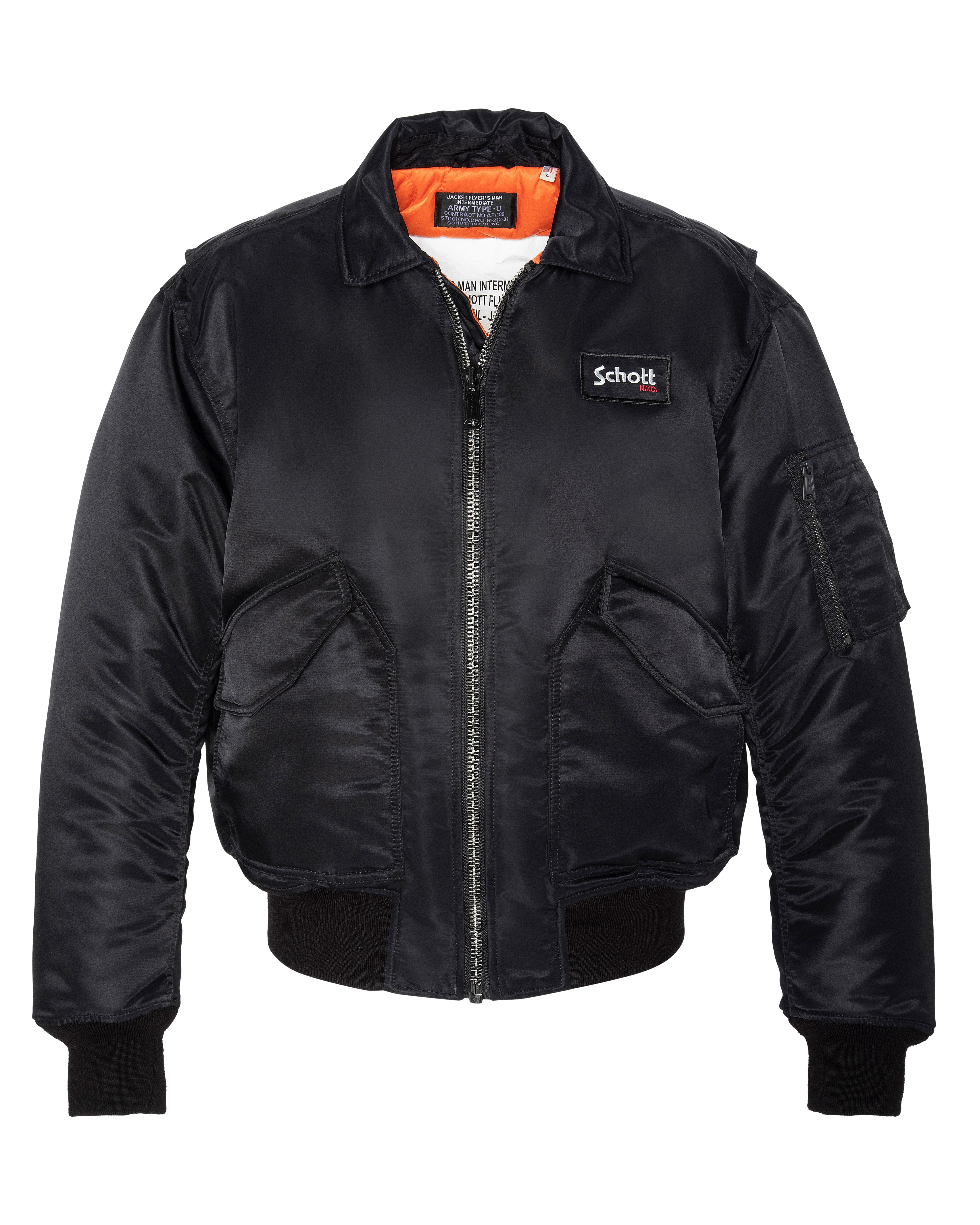 SCHOTT - Oversized Schott Jacket - Black - Headz Up 