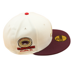 New Era - 59FIFTY Fitted - Atlanta Braves - Atlanta-Fulton - Chrome/Maroon - Headz Up 
