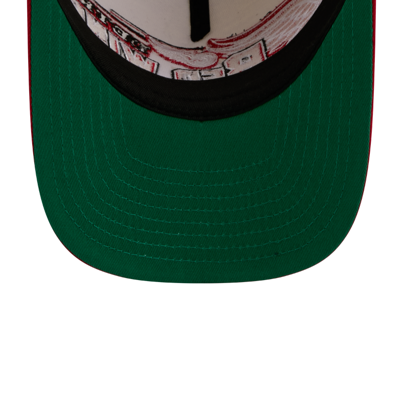 New Era - 9FIFTY A-Frame Snapback - Classics - Detroit Red Wings - Chrome/Red - Headz Up 