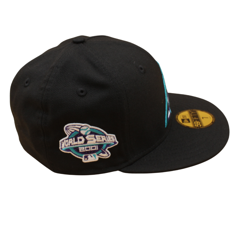 New Era - 59FIFTY Fitted - Arizona Diamondbacks - WS 2001 - Black Teal UV - Headz Up 