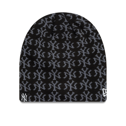 New Era - Jacquard Skull Beanie - New York Yankees - Black