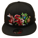 New Era - 9FIFTY Snapback - Chicago White Sox - ANGEL FLOWERS - Black/Pink UV - Headz Up 