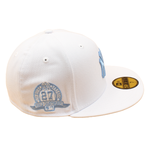 New Era - 59FIFTY - New York Yankees Cooperstown 27TH Anniversary - White/Sky Blue - Headz Up 