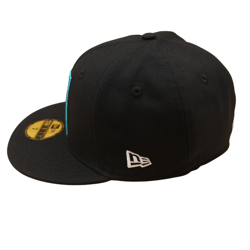 New Era - 59FIFTY Fitted - Arizona Diamondbacks - WS 2001 - Black Teal UV - Headz Up 