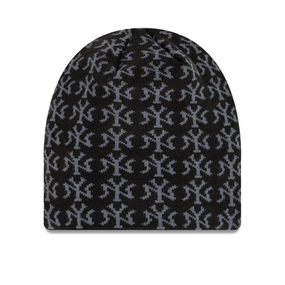 New Era - Jacquard Skull Beanie - New York Yankees - Black