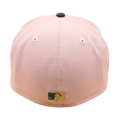 New Era - 59FIFTY Fitted -  New York Yankees - 50th Anniversary Pink Rouge/Dark Green