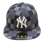New Era - 59FIFTY Fitted Cap - New York Yankees - Pattern Denim - Blue/Grey - Headz Up 