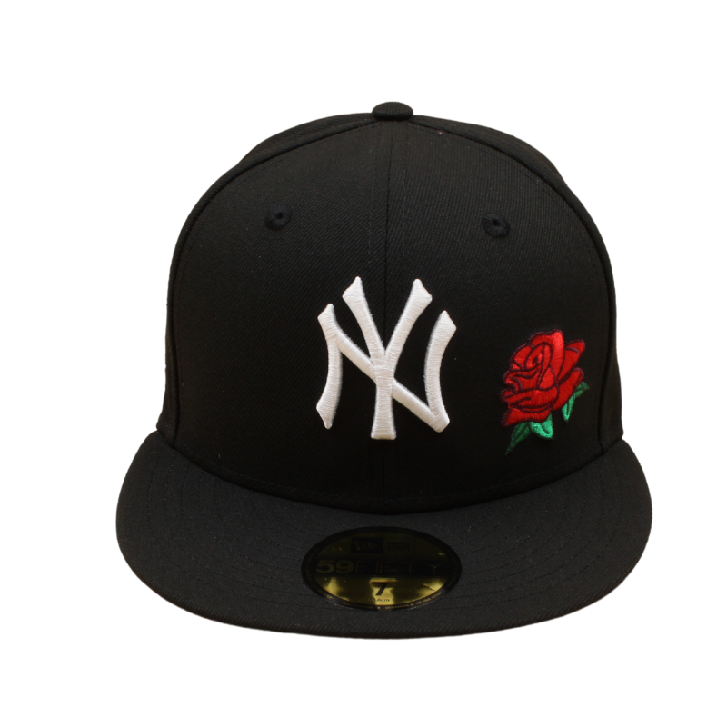 New Era - 59FIFTY Fitted Cap - New York Yankees - 2001 World Series - ROSE - Black/Red