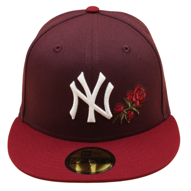 New Era - 59FIFTY - New York Yankees Cooperstown - 50TH Anniversary - Maroon/Cardinal - Headz Up 