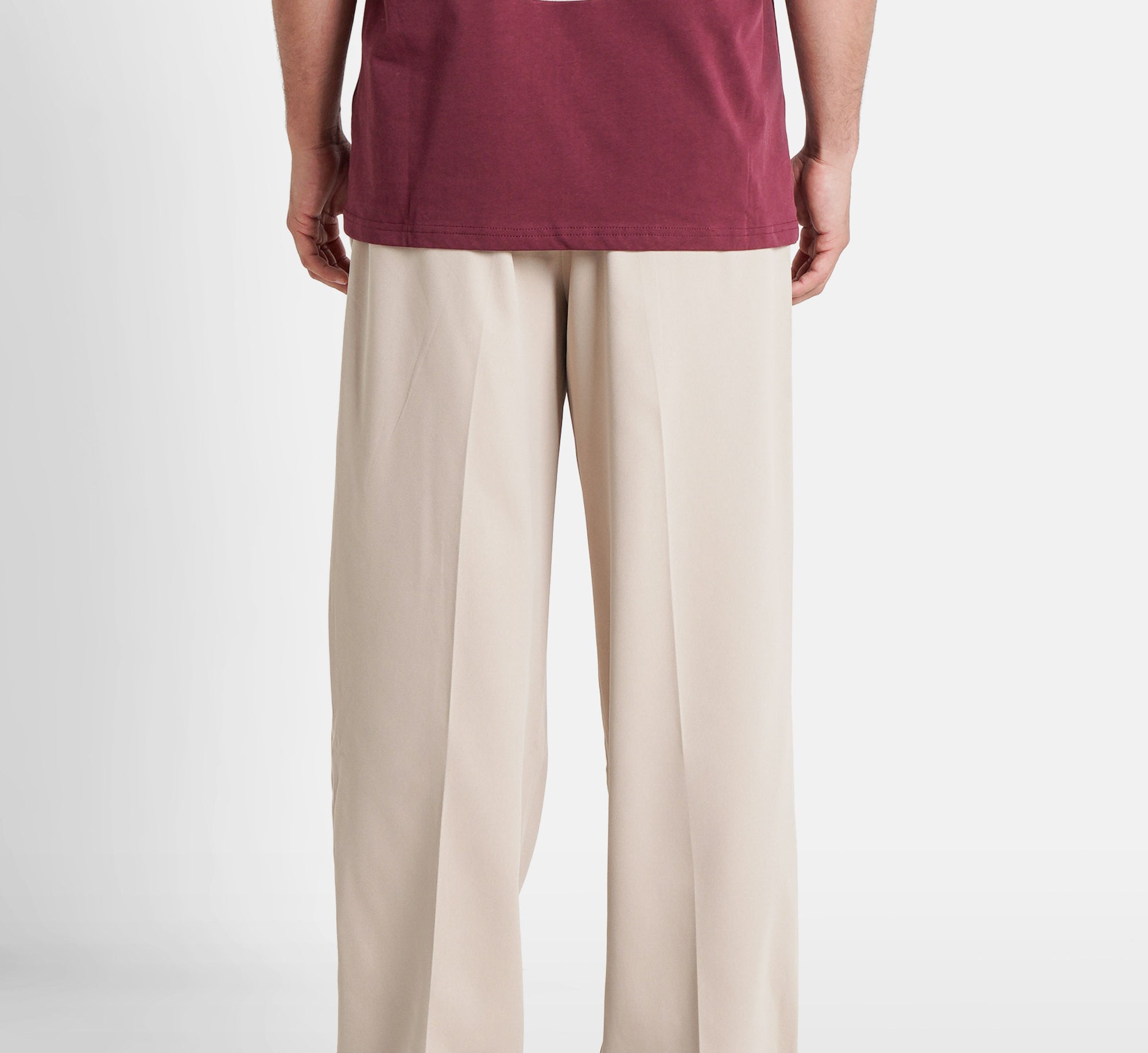SIXTH JUNE - Tailored Adjustable Pants - Beige - Headz Up 