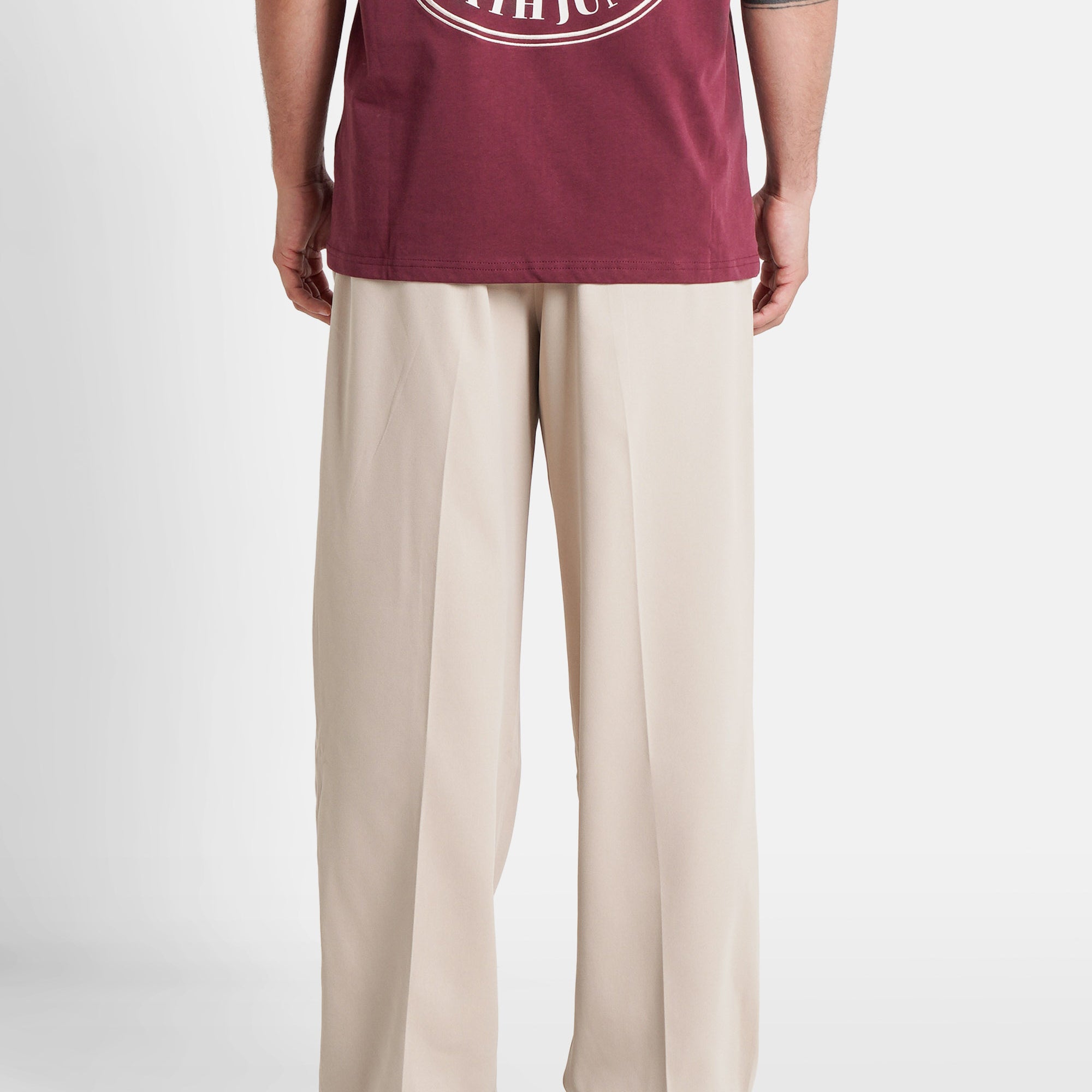 SIXTH JUNE - Tailored Adjustable Pants - Beige - Headz Up 