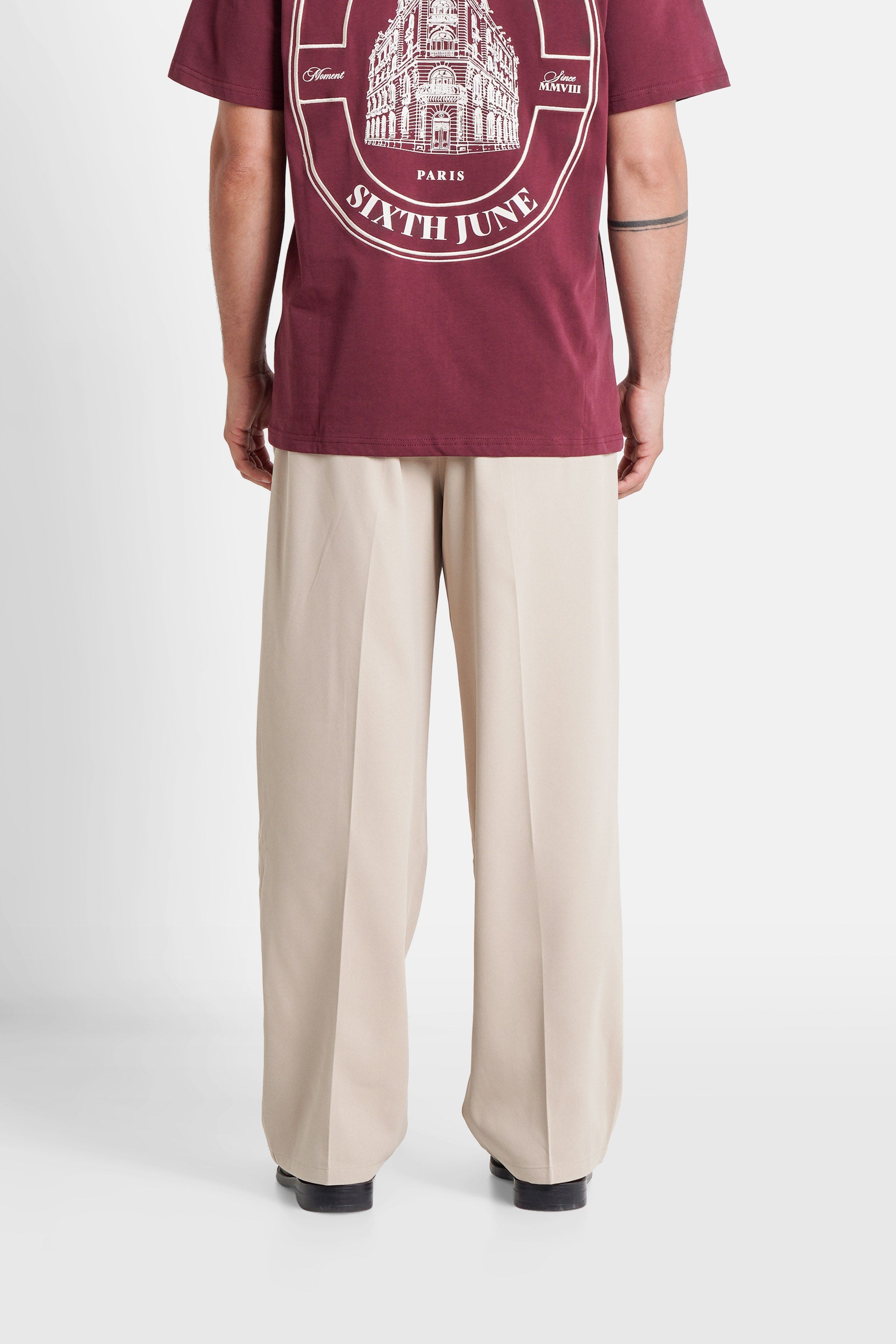 SIXTH JUNE - Tailored Adjustable Pants - Beige - Headz Up 