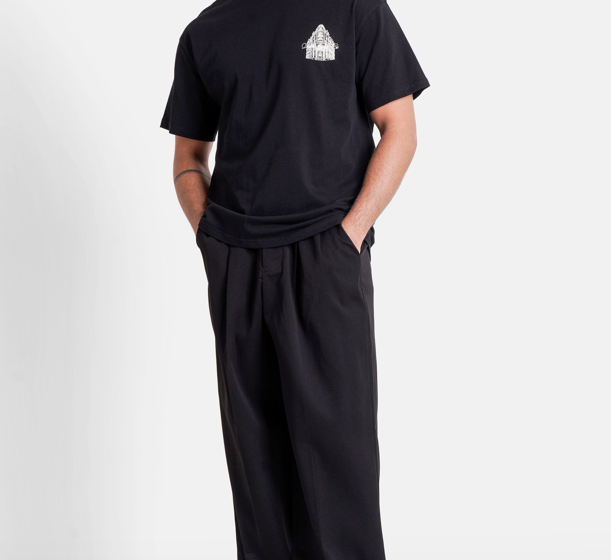 SIXTH JUNE - Tailored Adjustable Pants - Black - Headz Up 