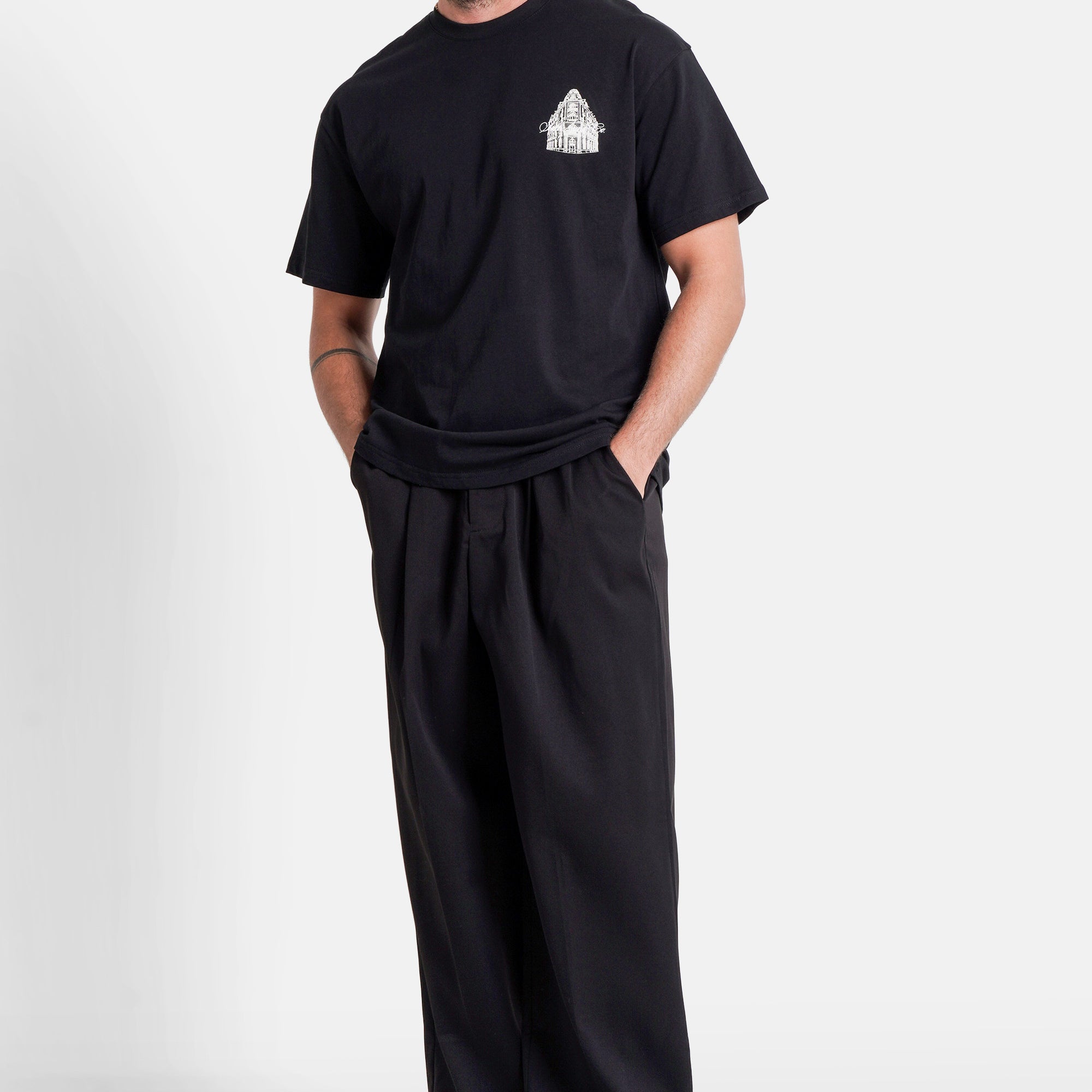 SIXTH JUNE - Tailored Adjustable Pants - Black - Headz Up 