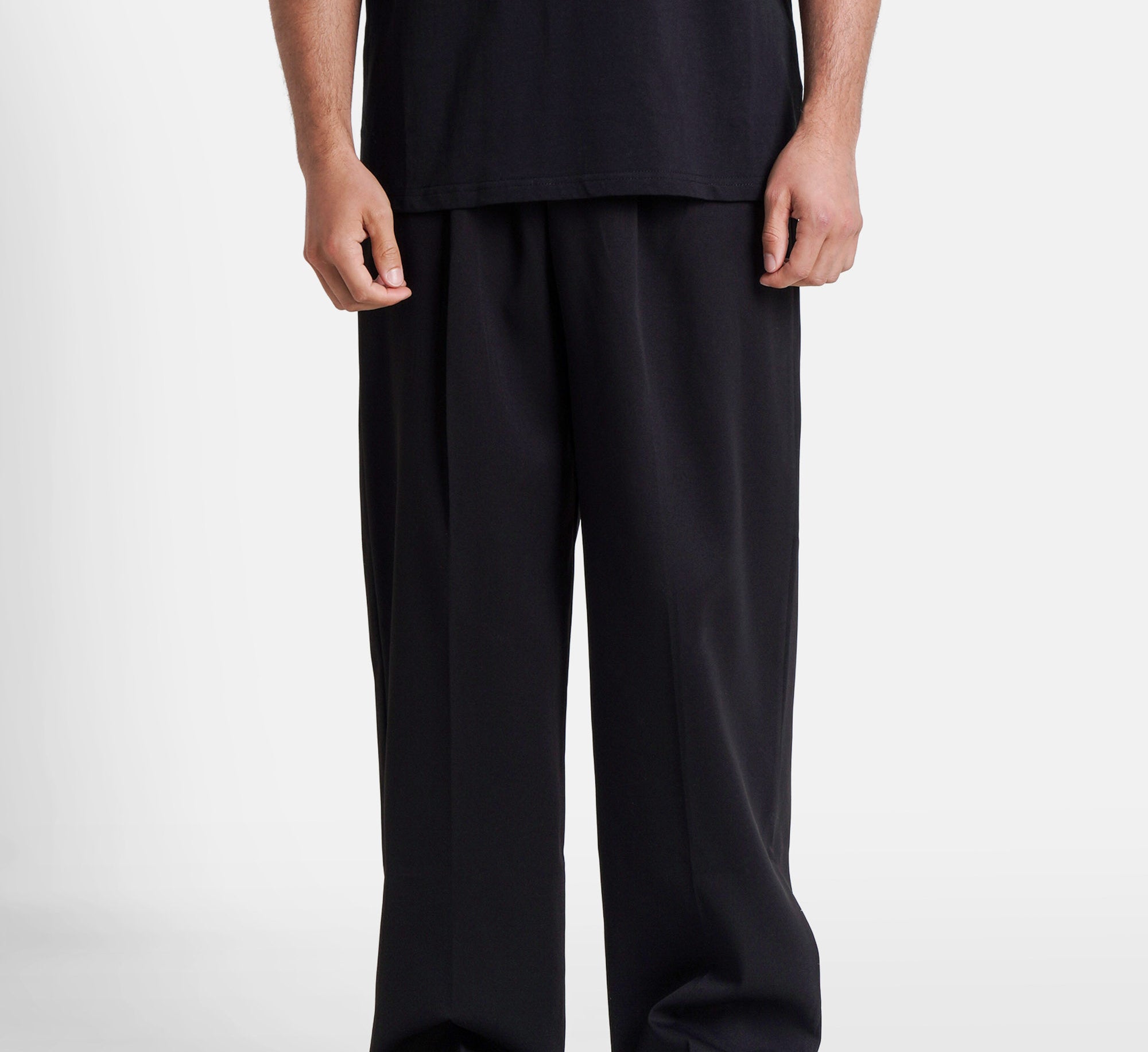 SIXTH JUNE - Tailored Adjustable Pants - Black - Headz Up 