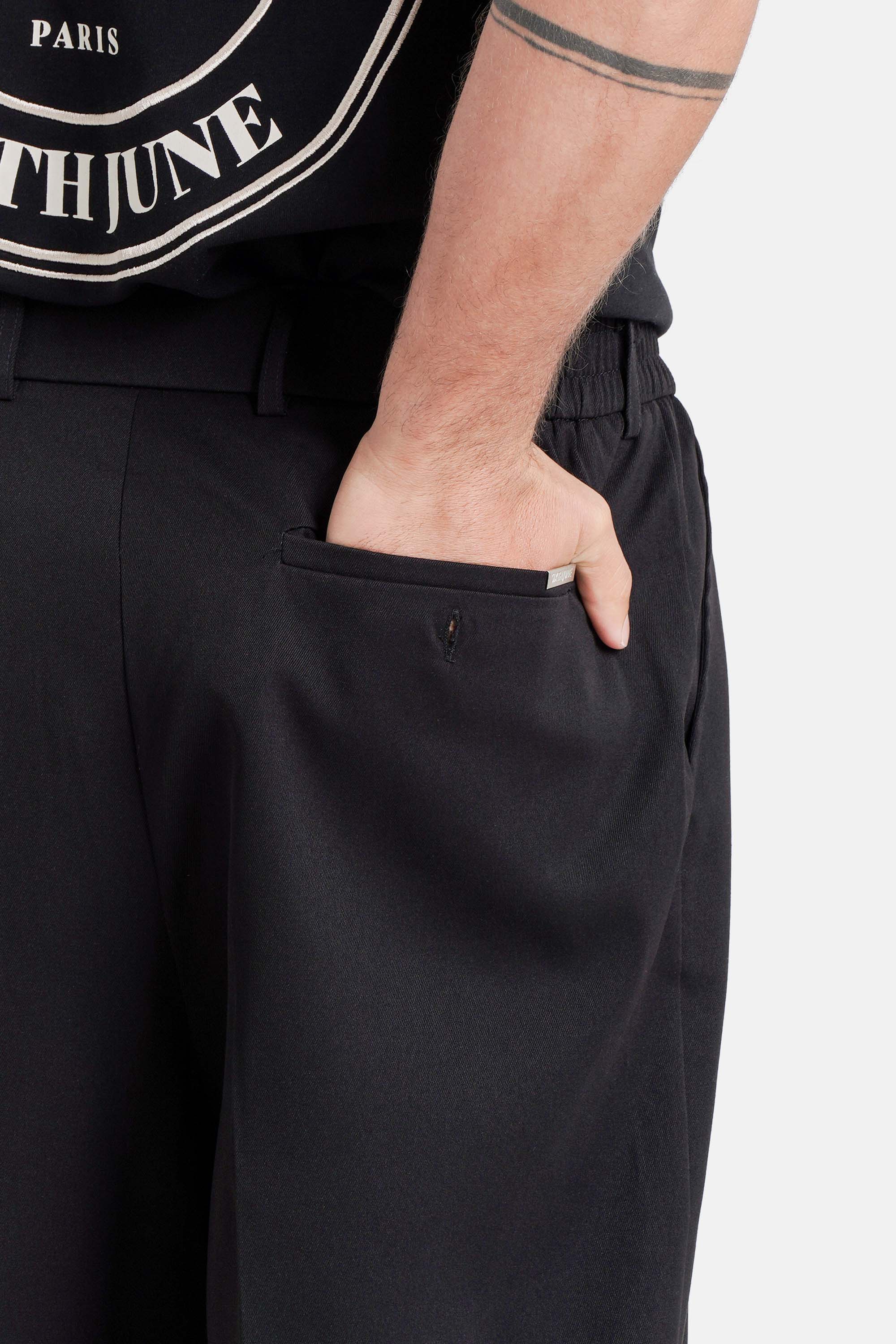 SIXTH JUNE - Tailored Adjustable Pants - Black - Headz Up 