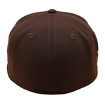 Sort New York Yankees 59FIFTY cap fra New Era med brunt trædesign og justerbart fit.