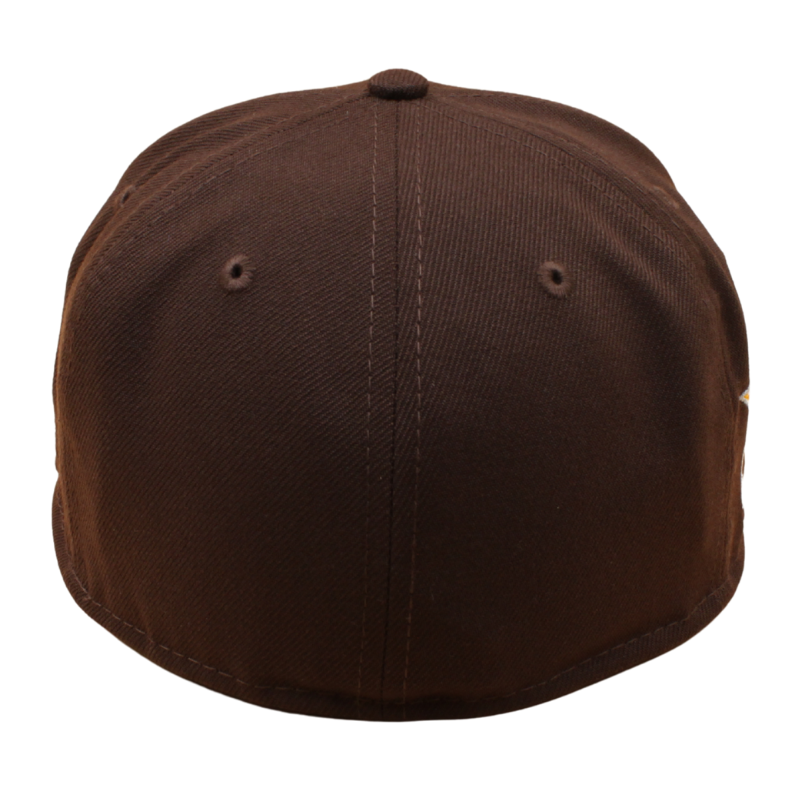 Sort New York Yankees 59FIFTY cap fra New Era med brunt trædesign og justerbart fit.