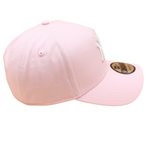 New Era 9FORTY A-Frame kasket med Yankees logo i lyserødt, justerbart cap til fans af baseball og sportmode
