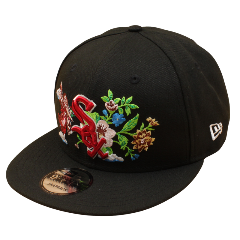 New Era - 9FIFTY Snapback - Chicago White Sox - ANGEL FLOWERS - Black/Pink UV - Headz Up 