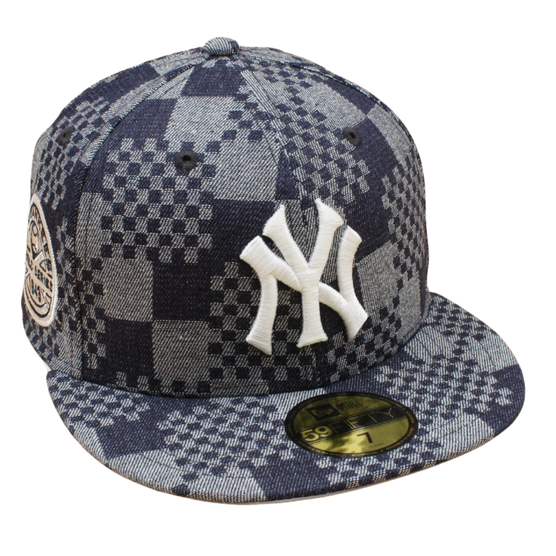 New Era - 59FIFTY Fitted Cap - New York Yankees - Pattern Denim - Blue/Grey - Headz Up 