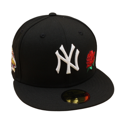 New Era - 59FIFTY Fitted Cap - New York Yankees - 2001 World Series - ROSE - Black/Red