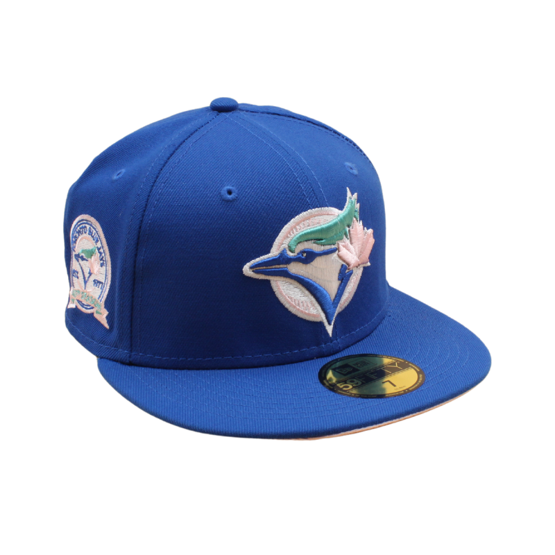 New Era - 59Fifty Fitted Cap - Toronto Blue Jays - 40th Anniversary  - Blue/Pink - Headz Up 