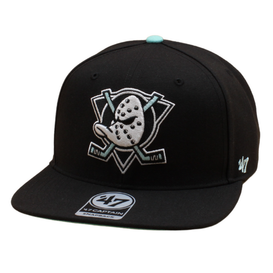 47 - Anaheim Ducks Element Captain Snapback Cap - Black - Headz Up 