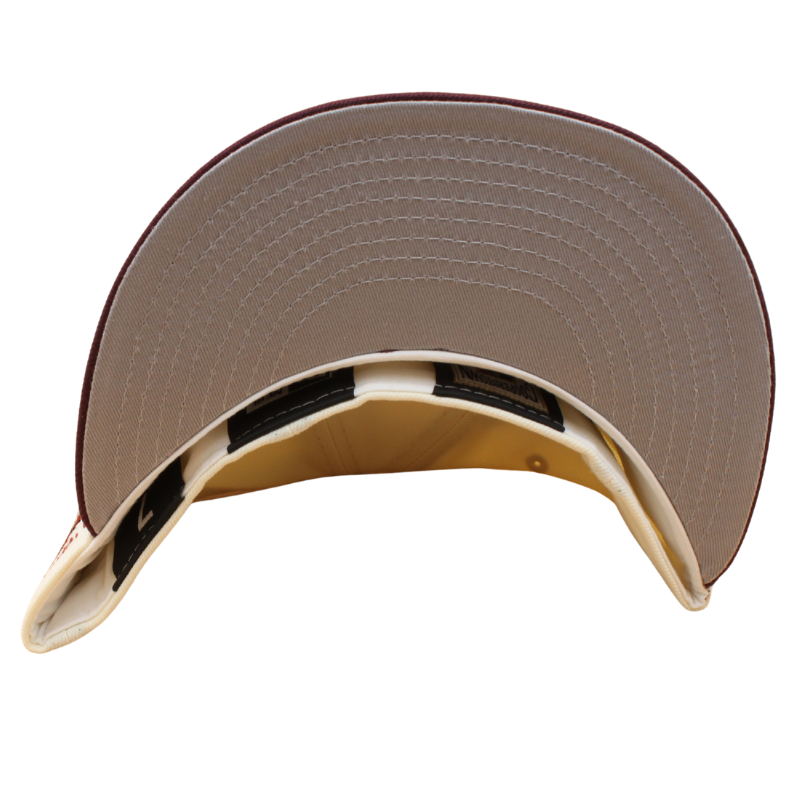 New Era - 59FIFTY Fitted - Atlanta Braves - Atlanta-Fulton - Chrome/Maroon - Headz Up 