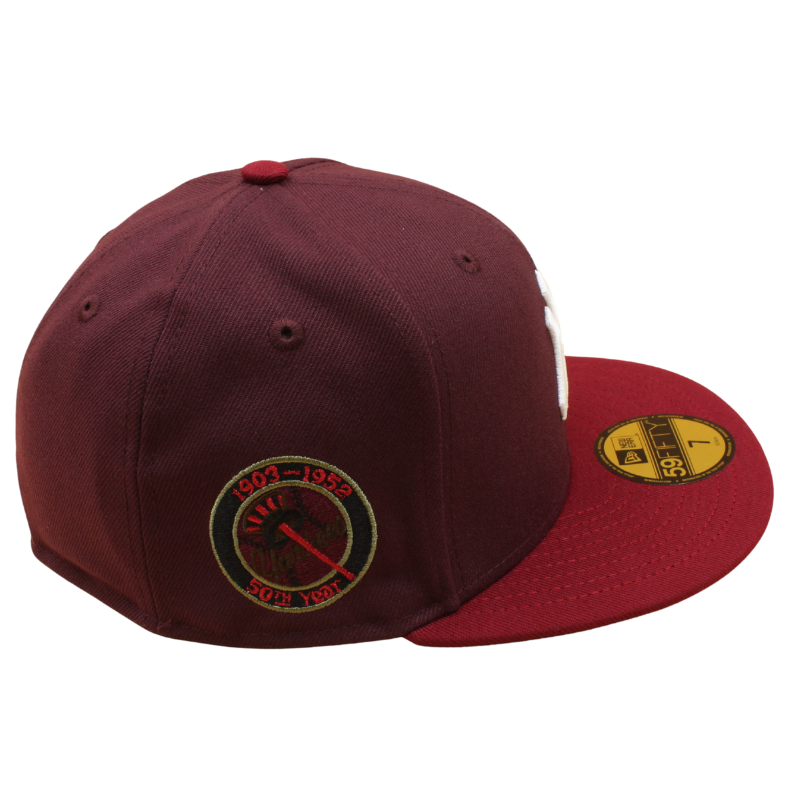 New Era - 59FIFTY - New York Yankees Cooperstown - 50TH Anniversary - Maroon/Cardinal - Headz Up 