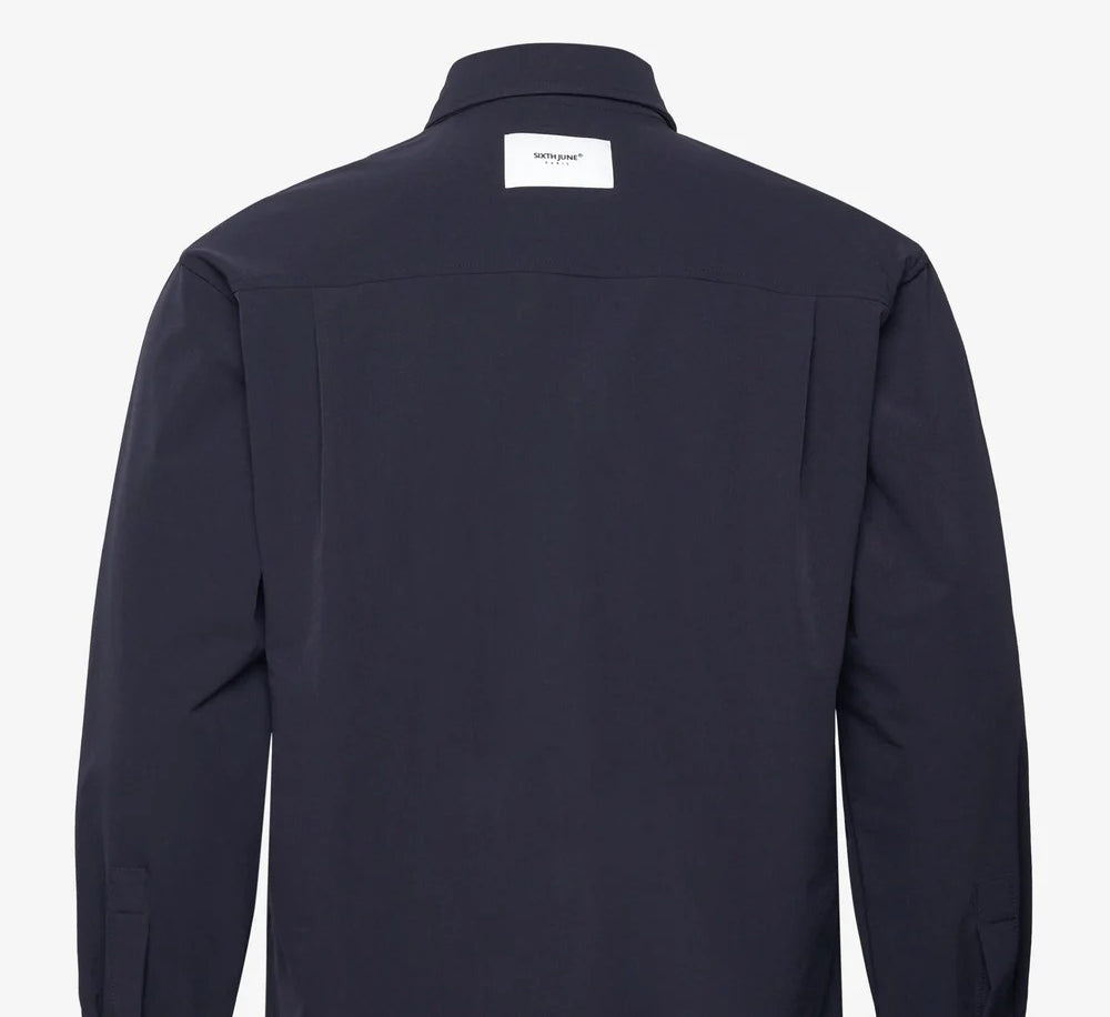 SIXTH JUNE - Utility Nylon Shirt - Navy - Headz Up 