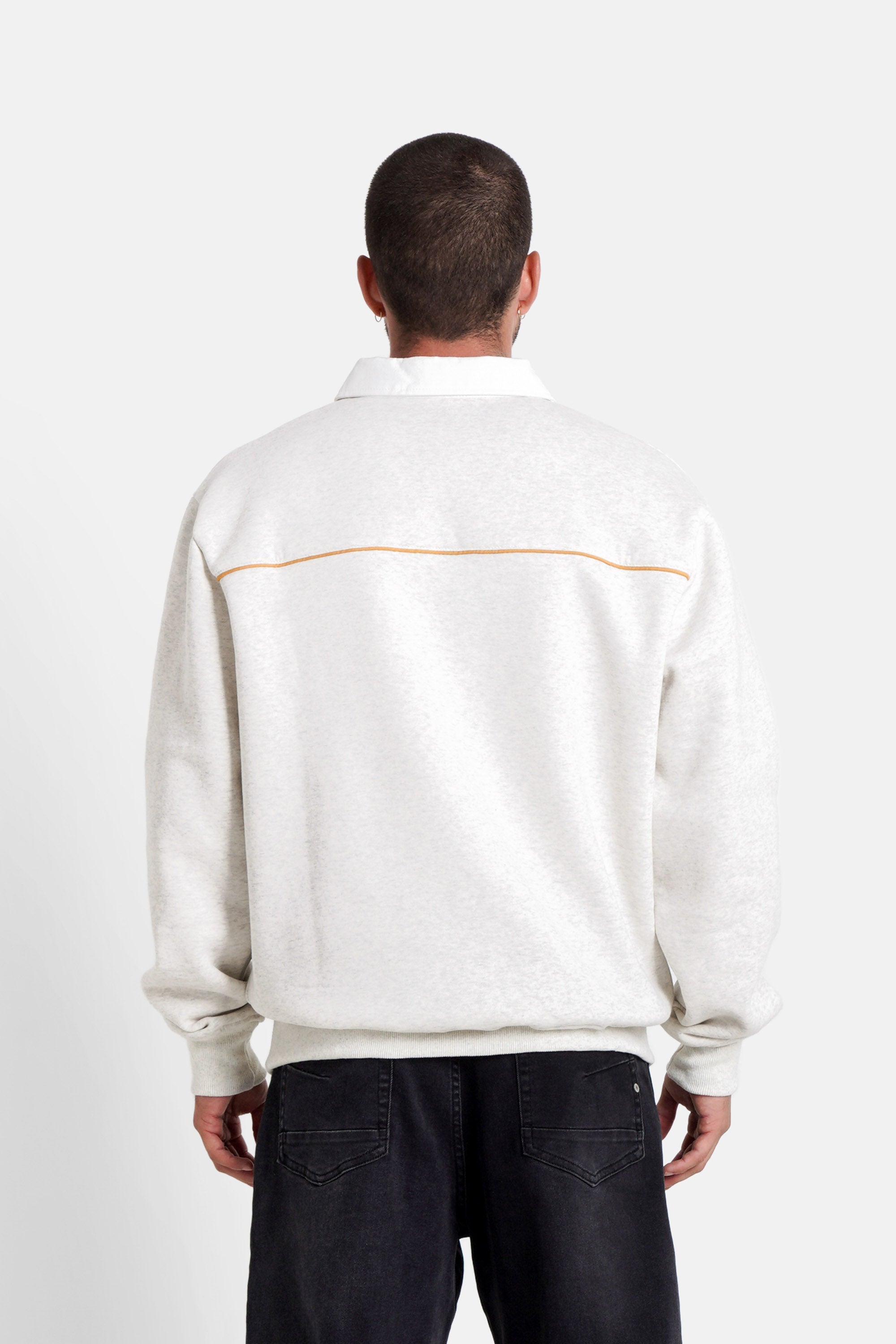 SIXTH JUNE - Persian Embro Polo Sweatshirt - Offwhite - Headz Up 