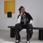 SIXTH JUNE - Baseball Serge SS Shirt - Black - Headz Up 