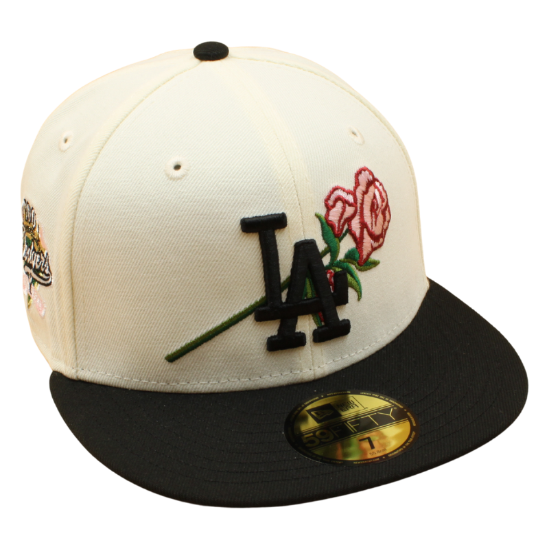 New Era - 59FIFTY - Los Angeles Dodgers Cooperstown - 100TH Anniversary - Chrome/Black Pink UV - Headz Up 