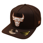 New Era - 9FIFTY A-Frame Snapback - Pre Curved - Chicago Bulls - Burnt Wood - Headz Up 