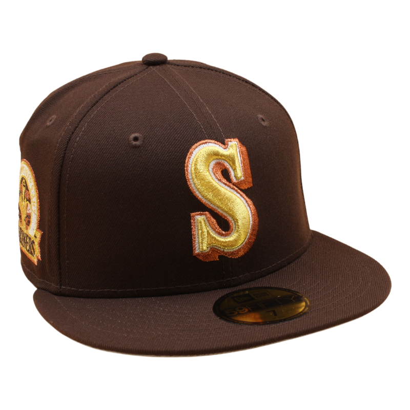 New Era - 59FIFTY Fitted -  Seattle Mariners - 30th Anniversary  - Burnt Wood/Grey UV - Headz Up 
