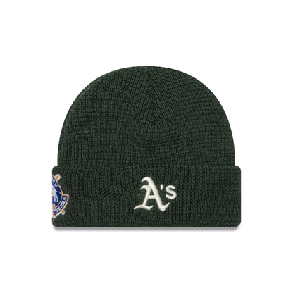 New Era - SHORT CUFF  BEANIE - Oakland Athletics - Dark Green