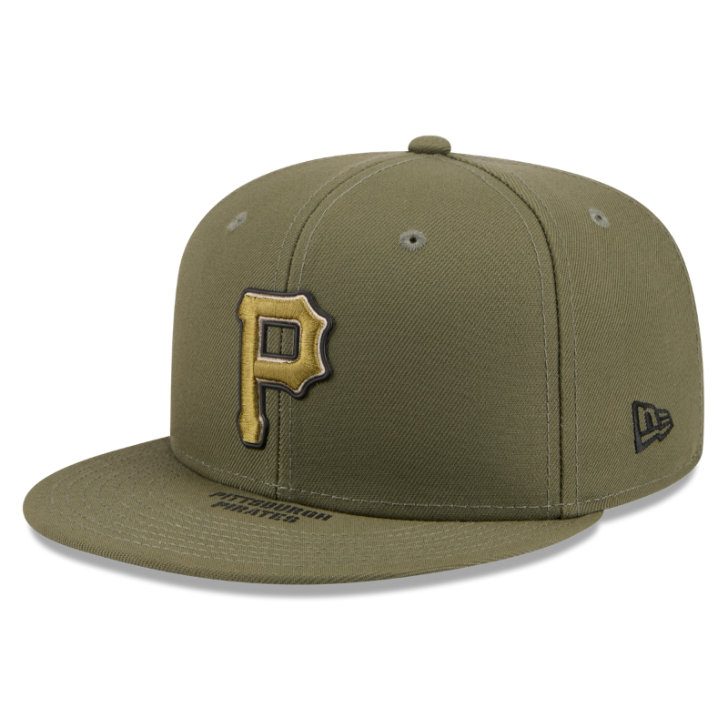 New Era - 59FIFTY - Pittsburgh Pirates - ARMED FORCES - Olive - Headz Up 
