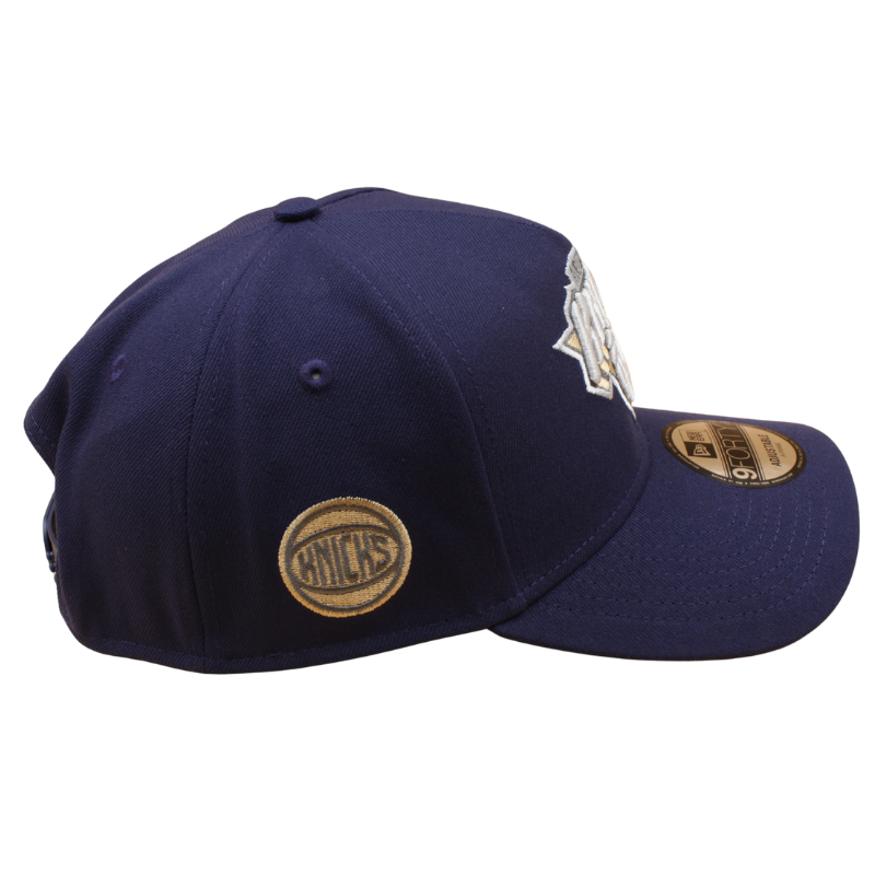 New Era - 9FORTY A-Frame Cap - New York Knicks - Navy - Headz Up 