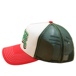 Stetson - Trucker Cap Lettering - White/Red/Green - Headz Up 