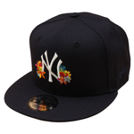 New Era - 9FIFTY Snapback - New York Yankees - Floral - Navy/Grey UV - Headz Up 