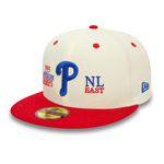 New Era - Philadelphia Phillies MLB 93 Division Champs 59Fifty Fitted - Chrome White - Headz Up 