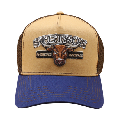 Stetson - Trucker Cap Bull - Blue/Beige - Headz Up 