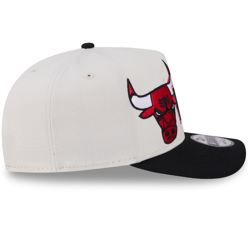 New Era - 9FIFTY A-Frame Snapback - Classics - Chicago Bulls - Chrome/Black - Headz Up 