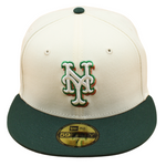 New Era - 59FIFTY Fitted - New York Mets - 50TH Anniversary - Chrome/Dark Green Grey UV - Headz Up 