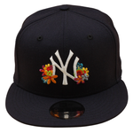 New Era - 9FIFTY Snapback - New York Yankees - Floral - Navy/Grey UV - Headz Up 