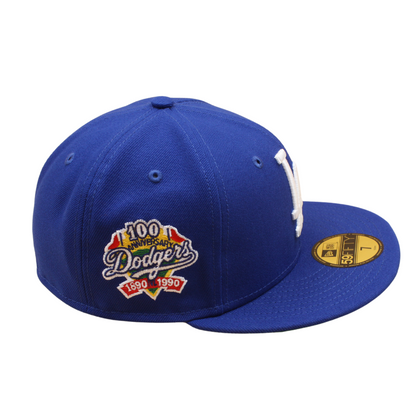 New Era - 59Fifty Fitted Cap - 100th Anniversary - Los Angeles Dodgers - Blue