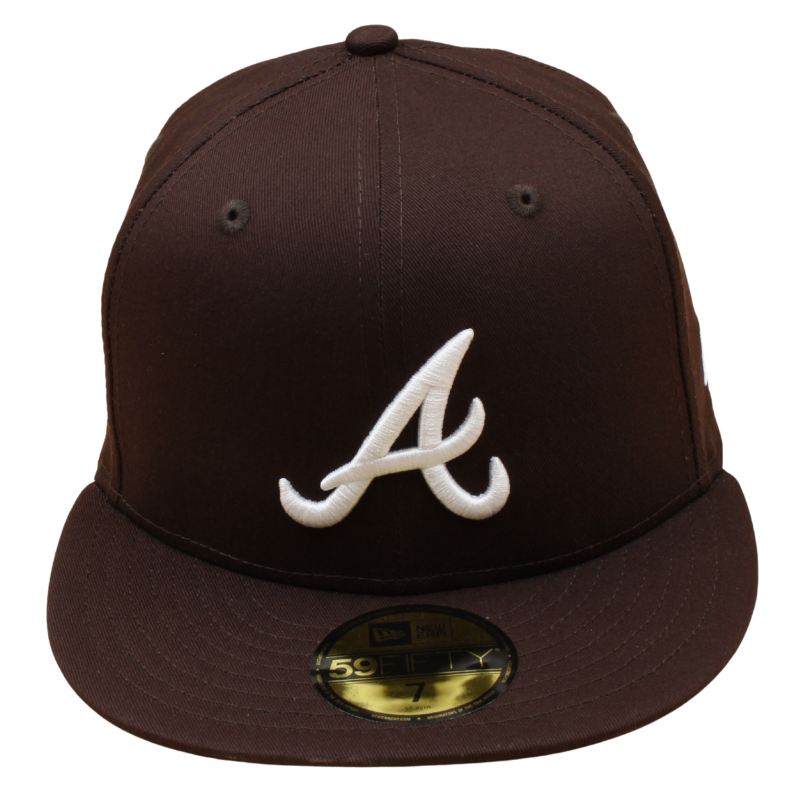 New Era - 59FIFTY Fitted - Atlanta Braves - Burnt Wood/Grey UV - Headz Up 