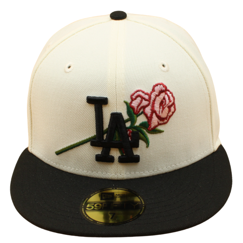 New Era - 59FIFTY - Los Angeles Dodgers Cooperstown - 100TH Anniversary - Chrome/Black Pink UV - Headz Up 